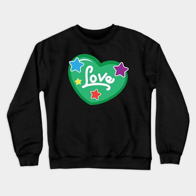 HEART - LOVE Crewneck Sweatshirt by GreatSeries